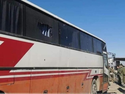 حمله تروریستی به اتوبوس حامل نیروهای ارتش سوریه با ۲۲ کشته